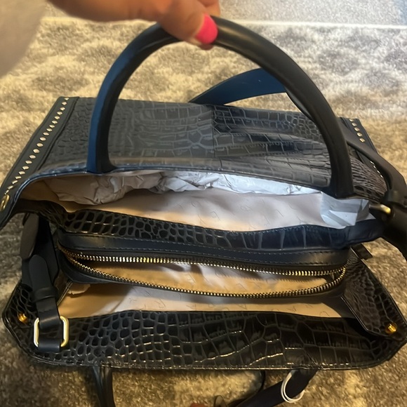 Radley London Croc Large Tote in Navy - Picture 13 of 14